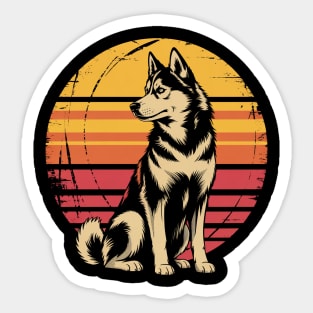 Husky Dog Lover Sticker